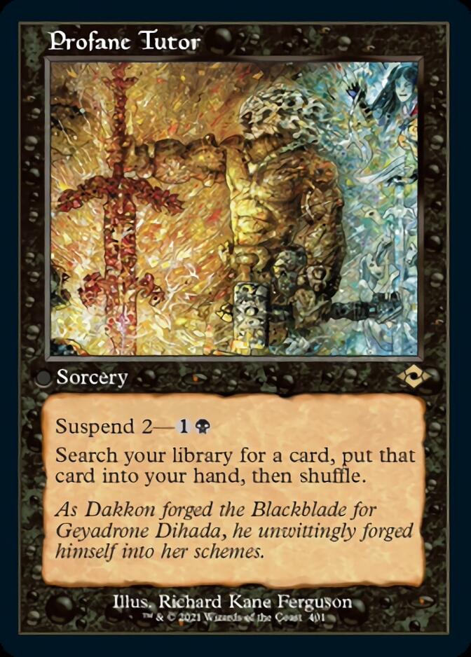 Profane Tutor (MH2-401) [Modern Horizons 2] Foil