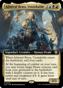 Admiral Brass, Unsinkable (LCC-025) [The Lost Caverns of Ixalan Commander]: (Extended Art) Foil