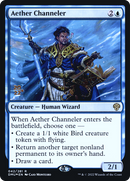 Aether Channeler (PRE-042) [Dominaria United Promos] Foil