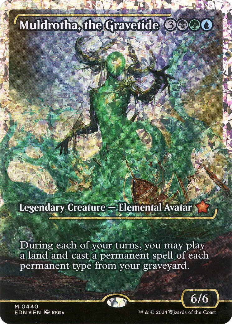 Muldrotha, the Gravetide (FDN-440) [Foundations]: (Showcase) Foil