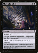 Myrkul's Edict (CLB-135) [Commander Legends: Battle for Baldur's Gate]