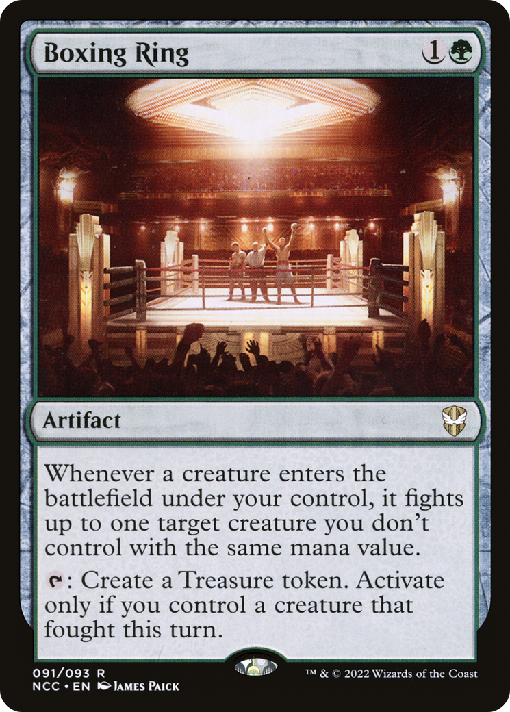 Boxing Ring (NCC-091) [New Capenna Commander] Foil
