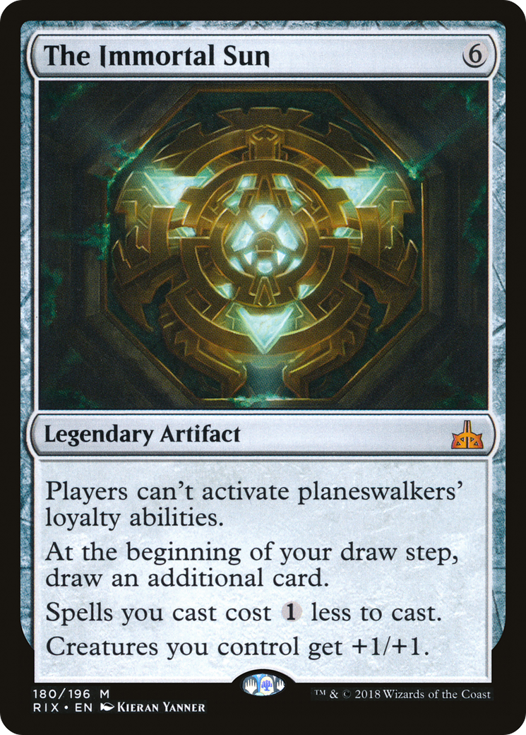 The Immortal Sun (RIX-180) [Rivals of Ixalan] Foil