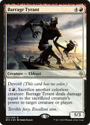 Barrage Tyrant (PRE-127S) [Battle for Zendikar Promos]: (devoid) Foil