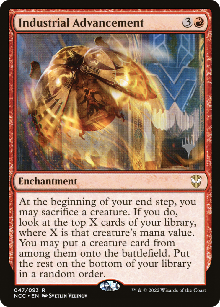 Industrial Advancement (PPSNC-47P) [New Capenna Commander Promos] Foil