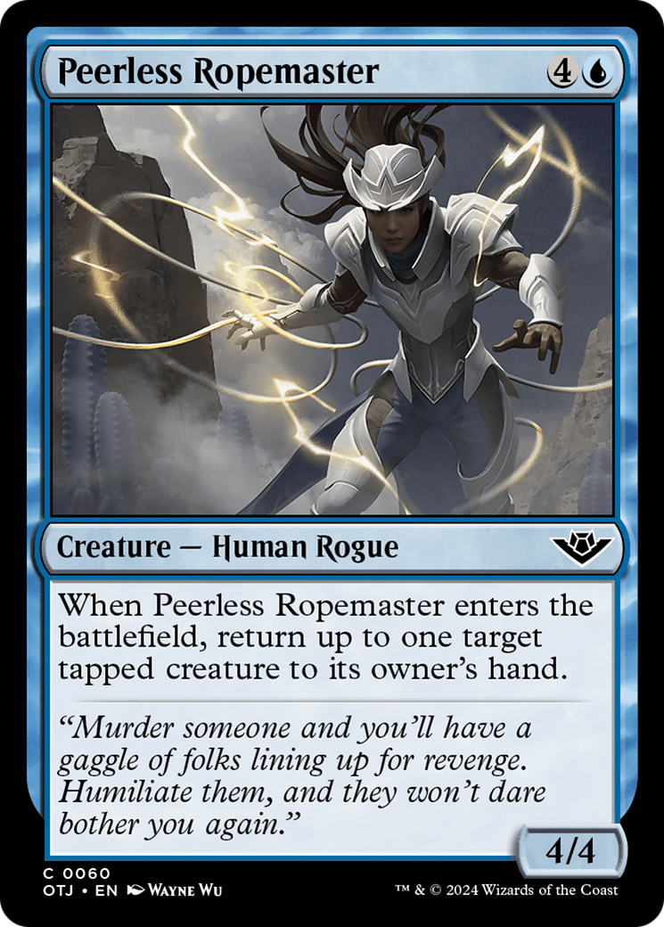 Peerless Ropemaster (OTJ-060) [Outlaws of Thunder Junction]