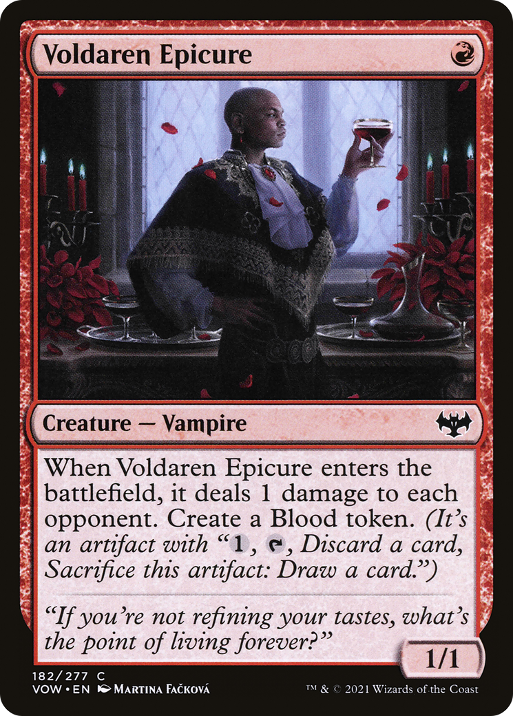 Voldaren Epicure (VOW-182) [Innistrad: Crimson Vow] Foil
