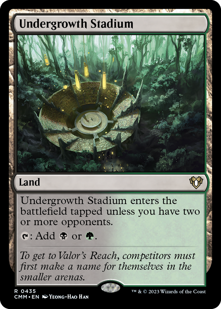 Undergrowth Stadium (CMM-435) [Commander Masters] Foil