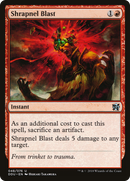 Shrapnel Blast (DDU-048) [Duel Decks: Elves vs. Inventors]