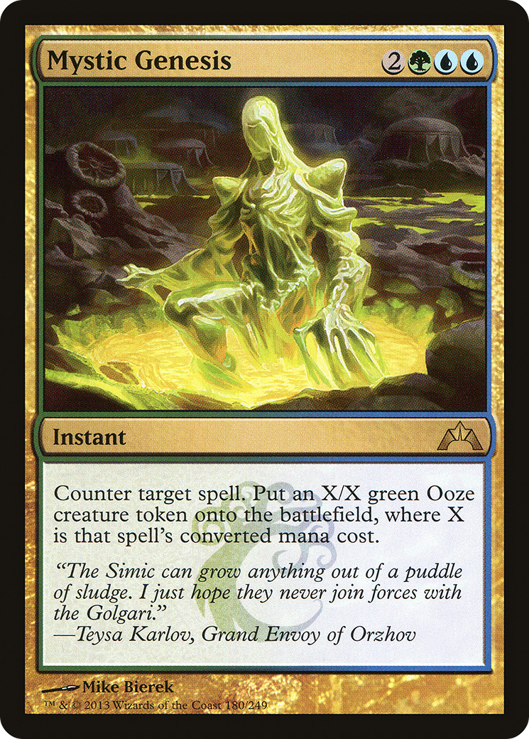 Mystic Genesis (GTC-180) [Gatecrash] Foil