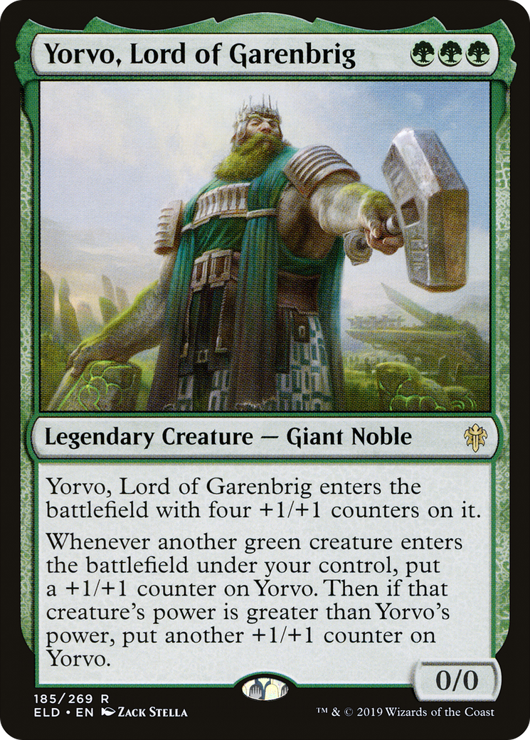 Yorvo, Lord of Garenbrig (ELD-185) [Throne of Eldraine] Foil