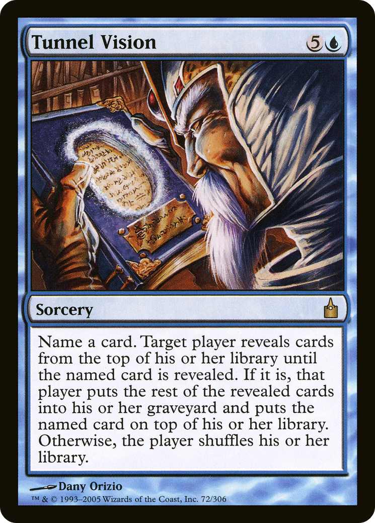 Tunnel Vision (RAV-072) [Ravnica: City of Guilds]
