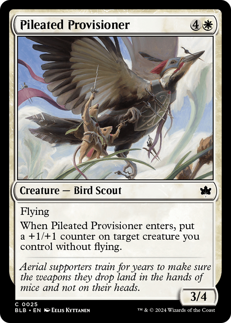 Pileated Provisioner (BLB-025) [Bloomburrow]