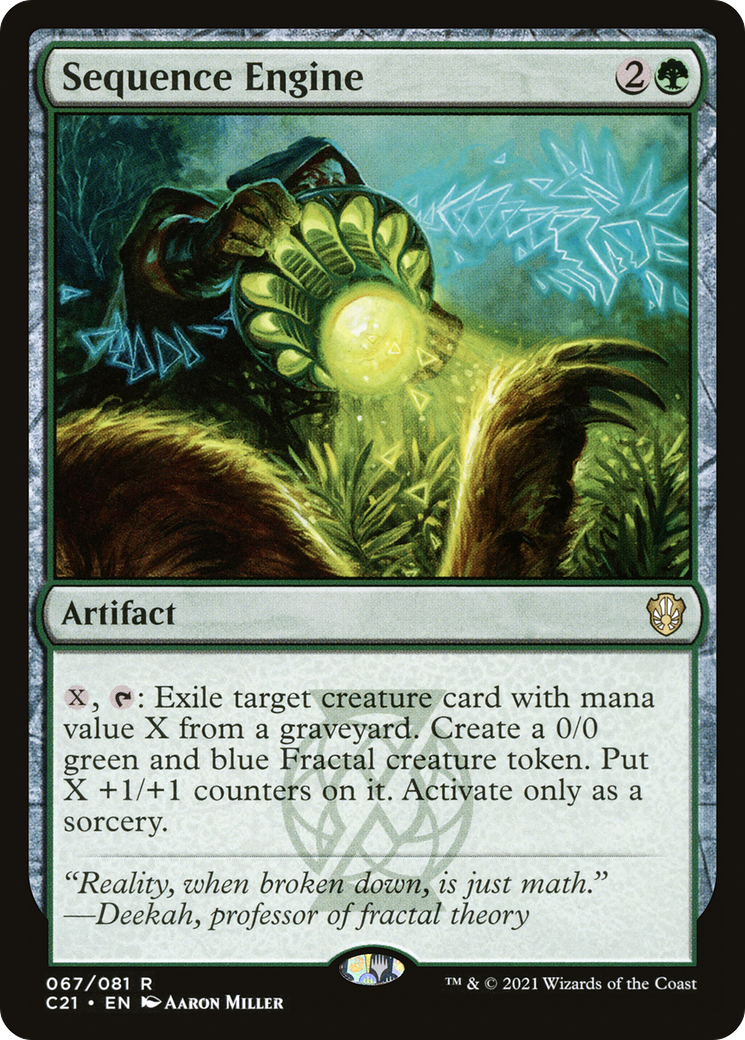 Sequence Engine (C21-067) [Commander 2021]