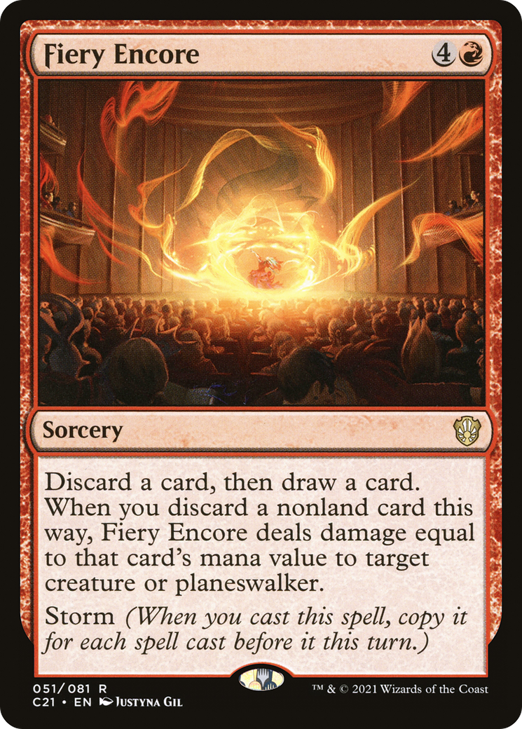 Fiery Encore (C21-051) [Commander 2021]