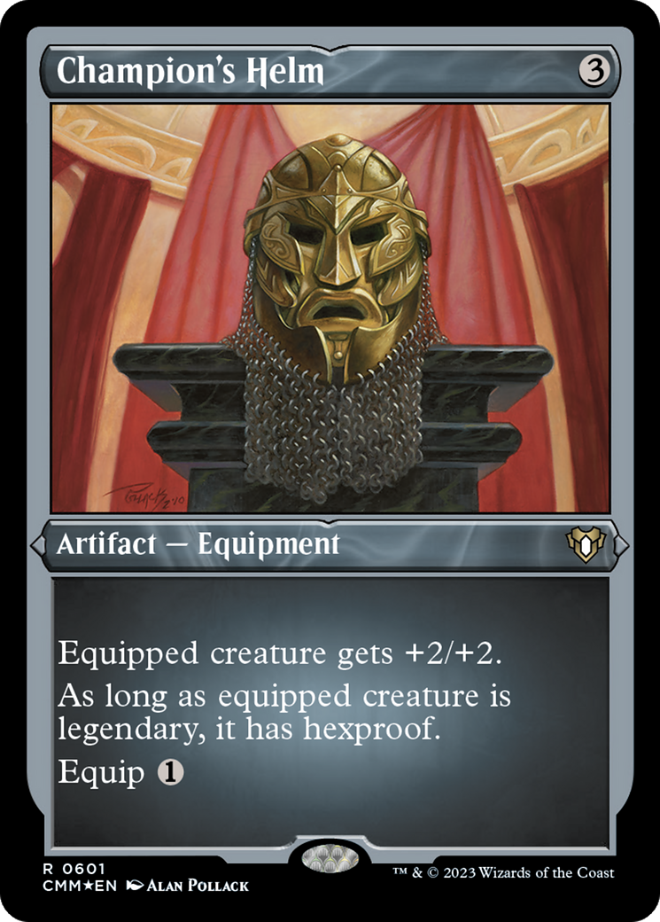Champion's Helm (CMM-601) [Commander Masters] Etched Foil