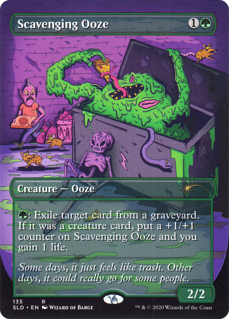 Scavenging Ooze (SLD-135) [Secret Lair Drop] (Borderless)