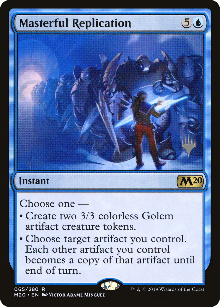 Masterful Replication (PPM20-65P) [Promo Pack: Core Set 2020 Promos] Foil