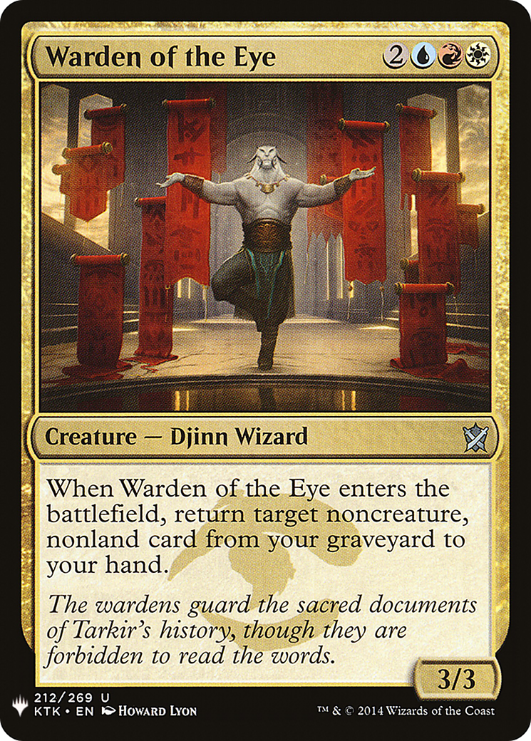 Warden of the Eye (LIST-KTK-212) [The List]