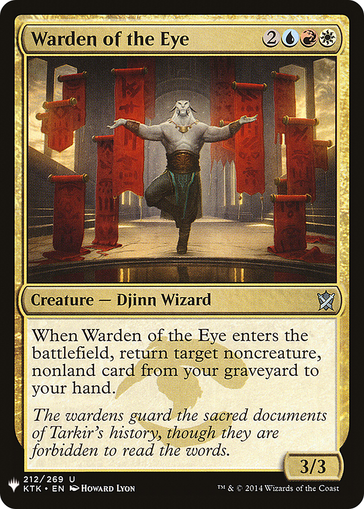 Warden of the Eye (LIST-KTK-212) [The List]