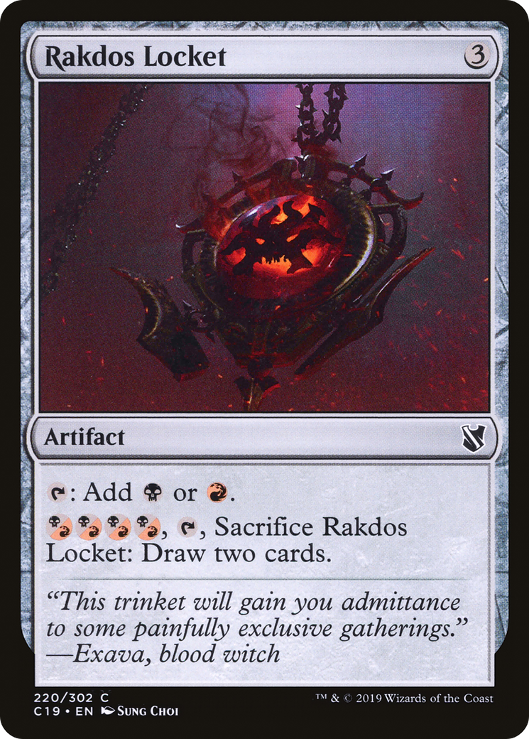 Rakdos Locket (C19-220) [Commander 2019]