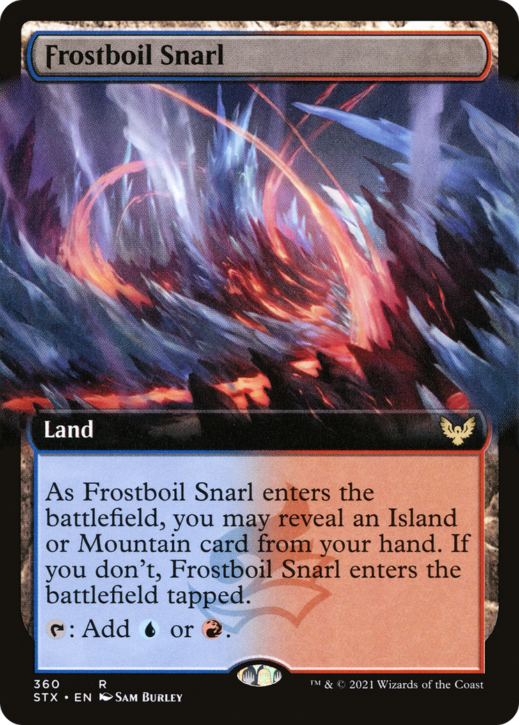 Frostboil Snarl (STX-360) [Strixhaven: School of Mages]: (Extended Art) Foil