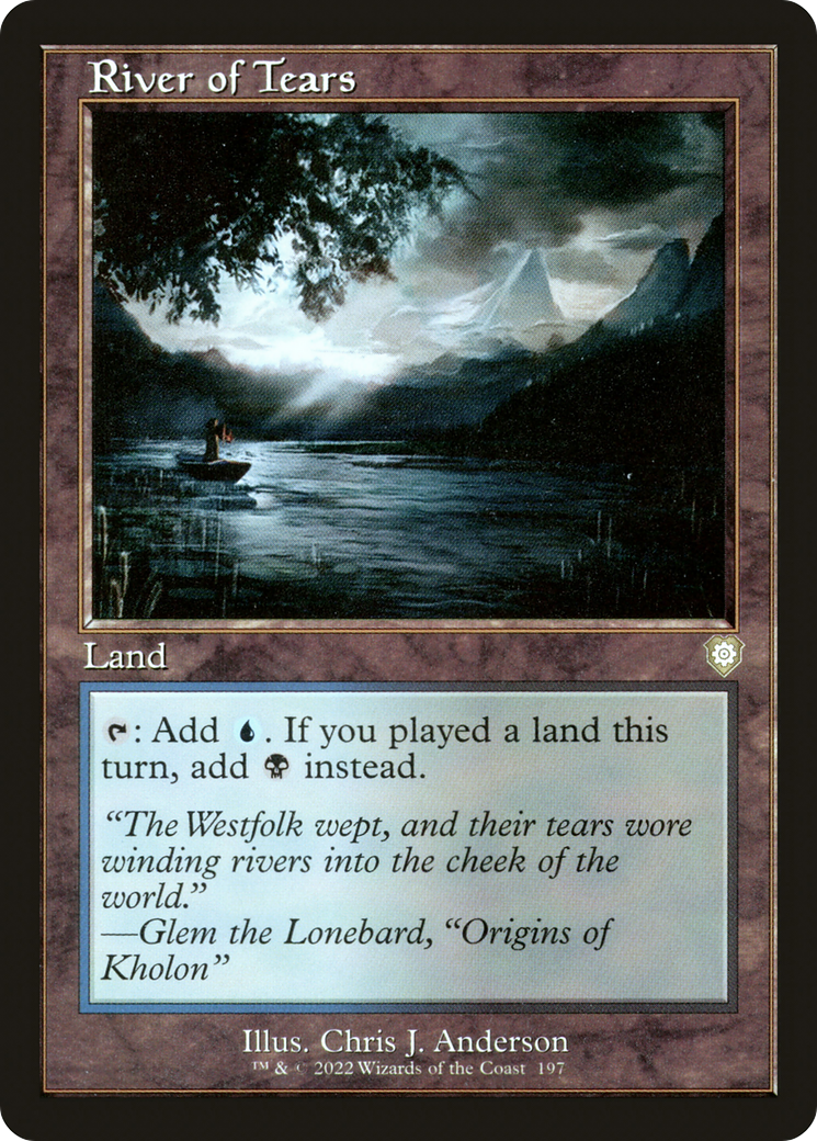 River of Tears (Retro Frame) (BRC-197) [The Brothers' War Commander]