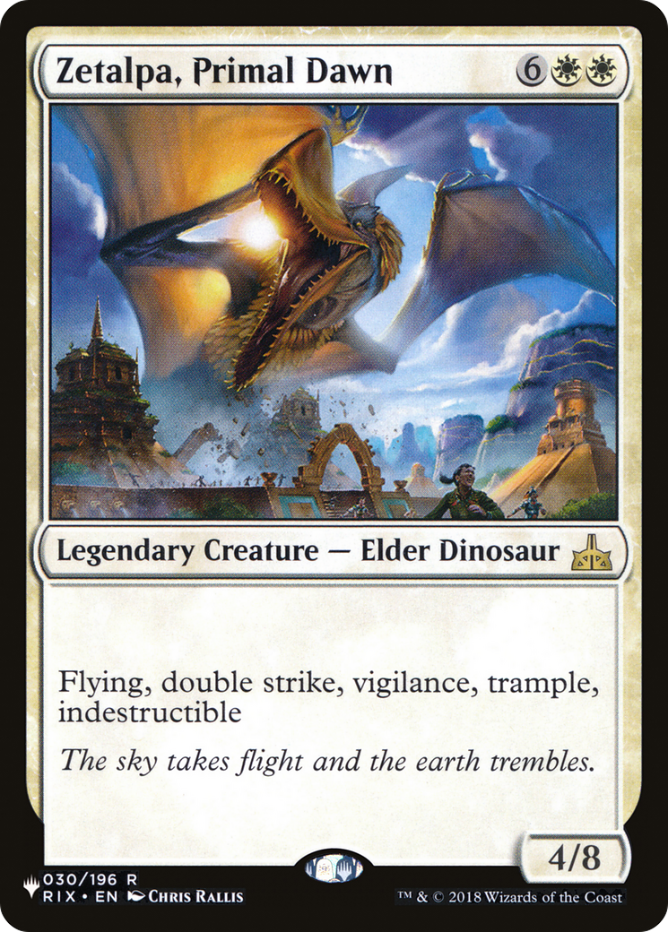 Zetalpa, Primal Dawn (LIST-RIX-30) [The List]