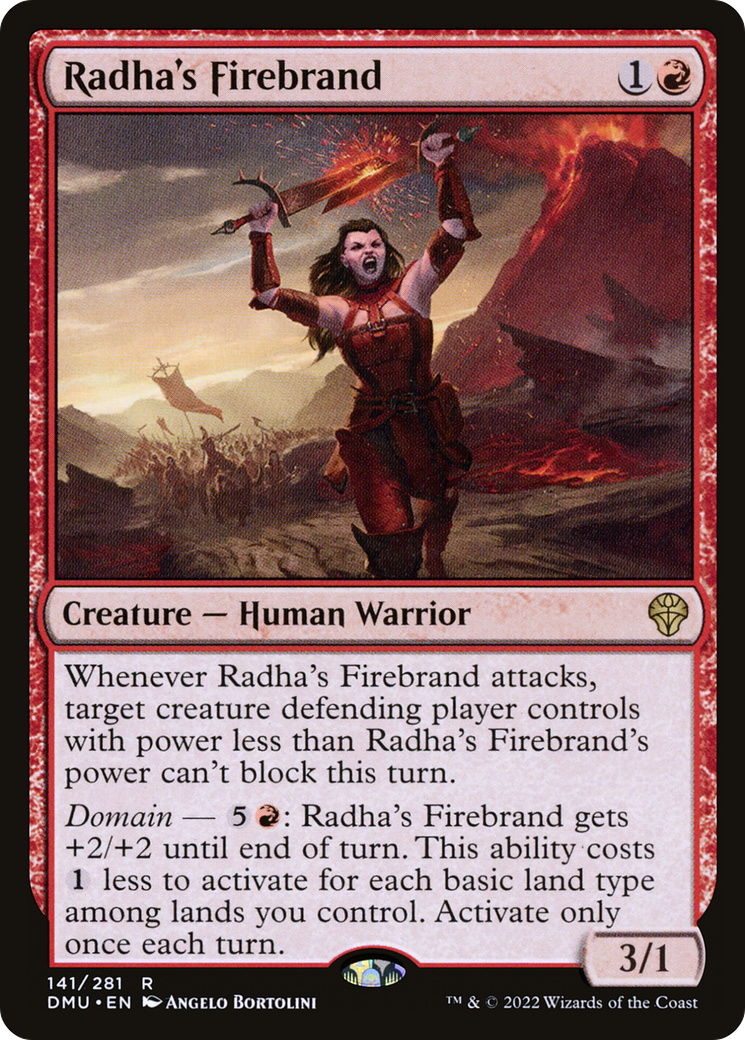 Radha's Firebrand (DMU-141) [Dominaria United]