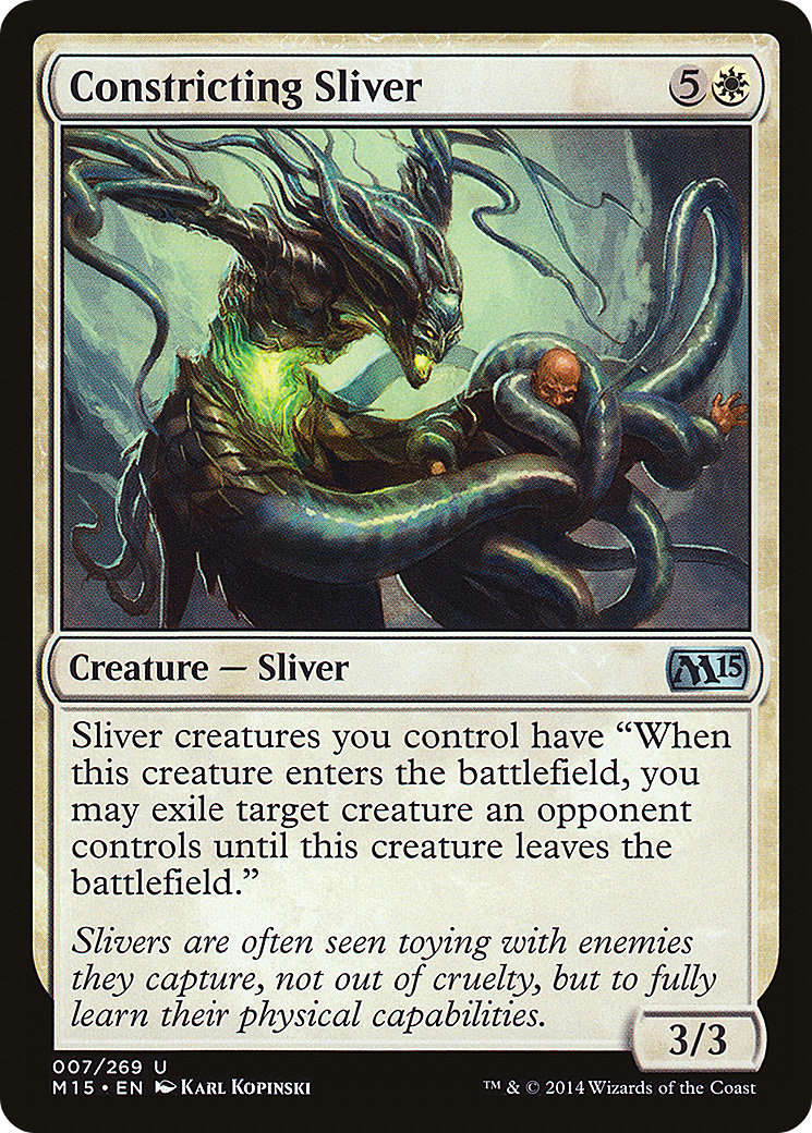 Constricting Sliver (M15-007) [Magic 2015] Foil