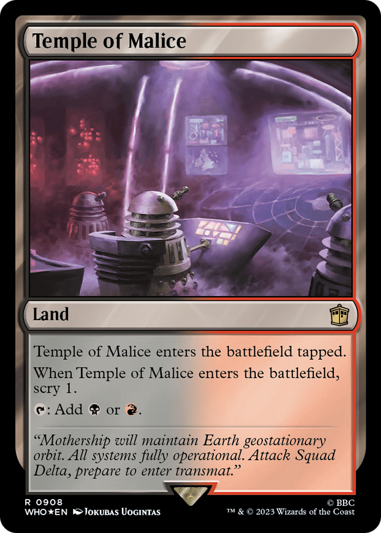 Temple of Malice (WHO-908) [Doctor Who] Foil