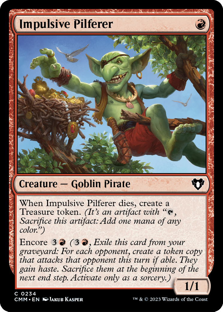 Impulsive Pilferer (CMM-234) [Commander Masters]