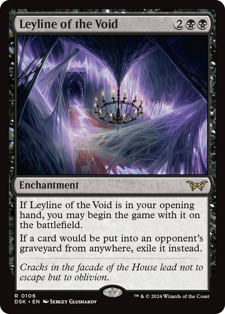 Leyline of the Void (DSK-106) [Duskmourn: House of Horror] Foil