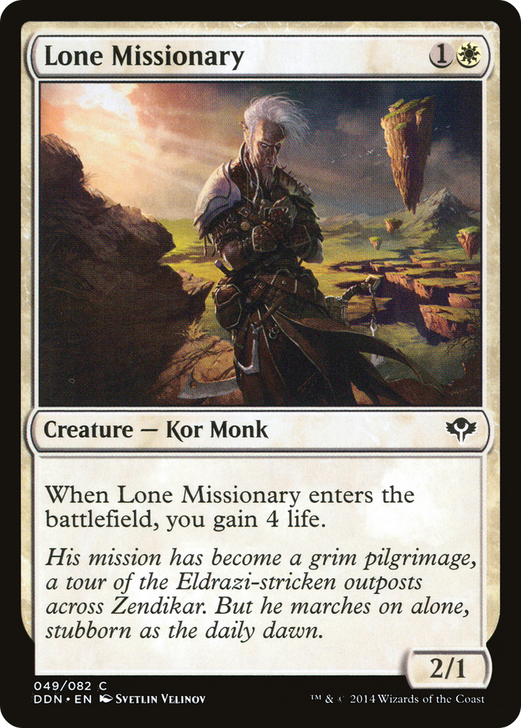 Lone Missionary (DDN-049) [Duel Decks: Speed vs. Cunning]