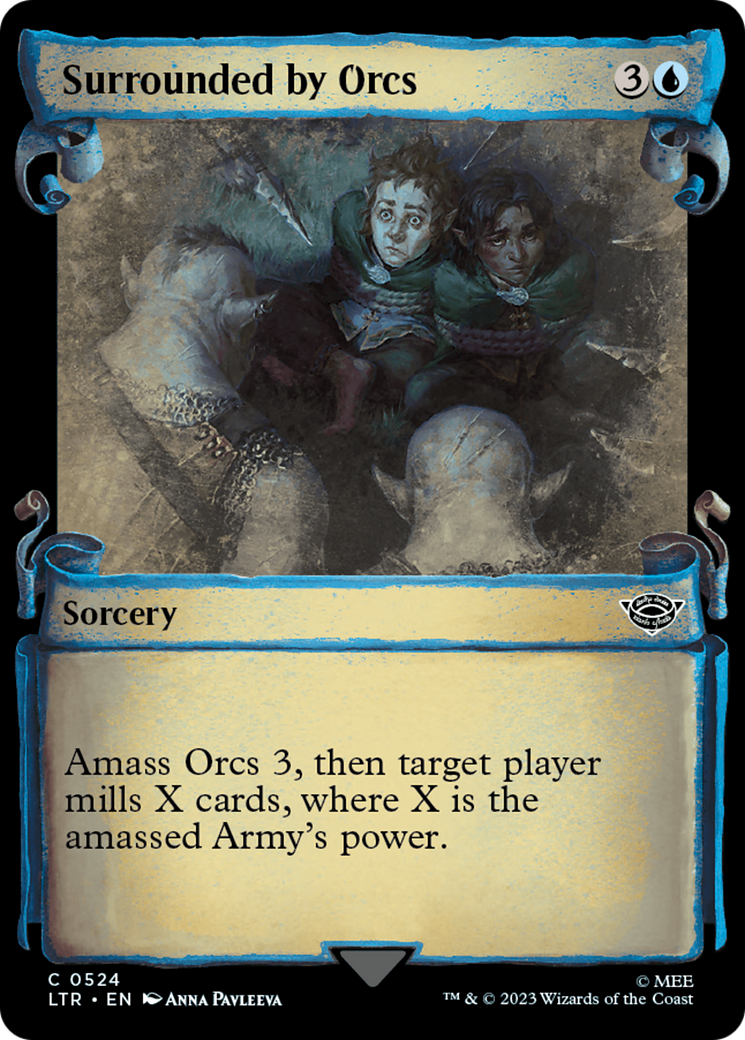 Surrounded by Orcs (Showcase Scrolls) (LTR-524) [The Lord of the Rings: Tales of Middle-earth]