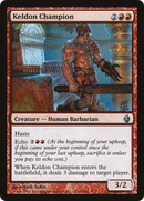 Keldon Champion (PD2-014) [Premium Deck Series: Fire and Lightning] Foil