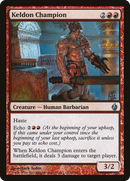 Keldon Champion (PD2-014) [Premium Deck Series: Fire and Lightning] Foil