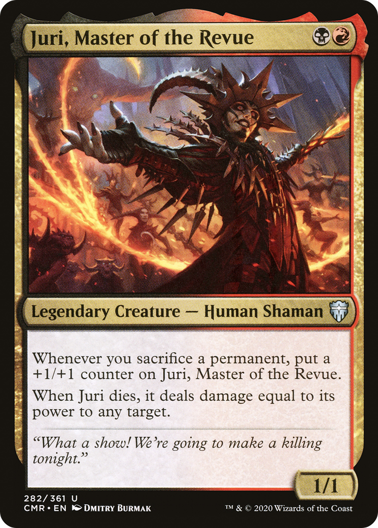 Juri, Master of the Revue (CMR-282) [Commander Legends] Foil