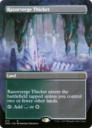 Razorverge Thicket (ONE-373) [Phyrexia: All Will Be One] (Borderless) Foil