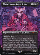 Nashi, Moon Sage's Scion (SLC-2022) (Borderless) [Secret Lair Countdown Kit]