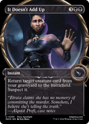 It Doesn't Add Up (MKM-299) [Murders at Karlov Manor]: (Showcase) Foil