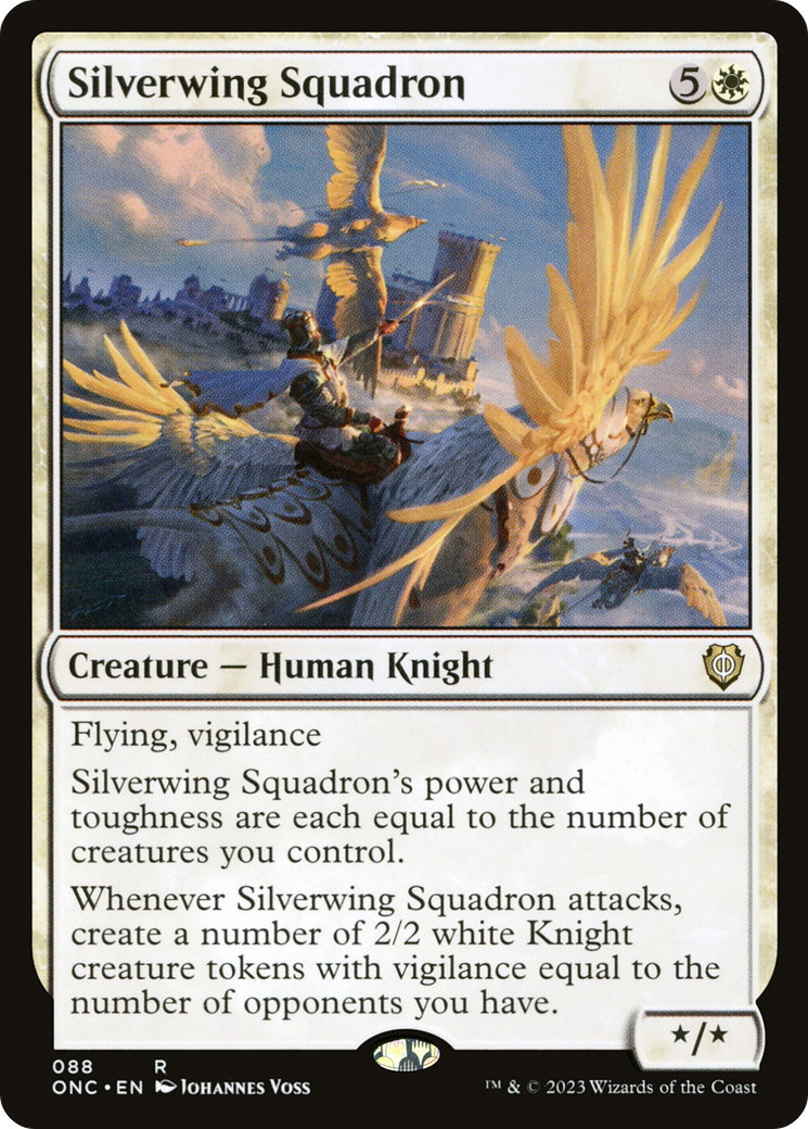 Silverwing Squadron (ONC-088) [Phyrexia: All Will Be One Commander]