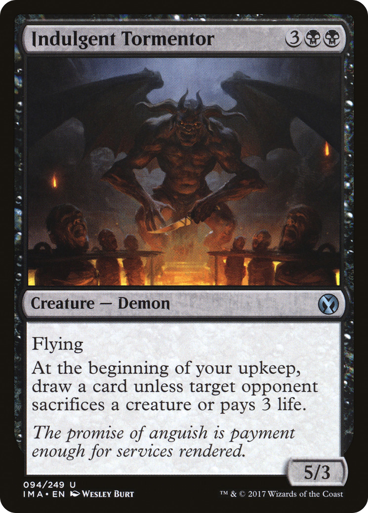 Indulgent Tormentor (IMA-094) [Iconic Masters] Foil