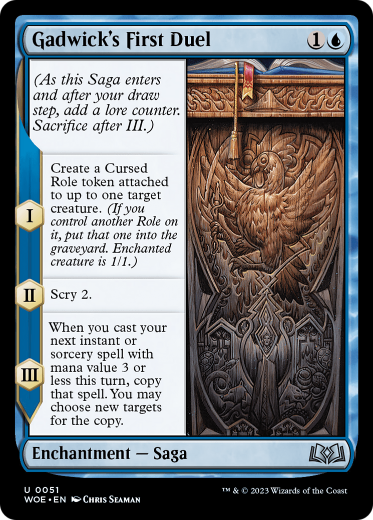 Gadwick's First Duel (WOE-051) [Wilds of Eldraine] Foil