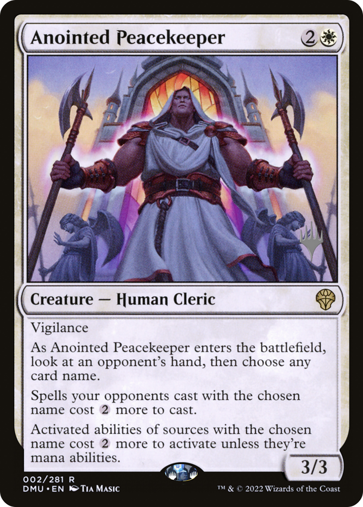Anointed Peacekeeper (PPDMU-02P) [Dominaria United Promos]