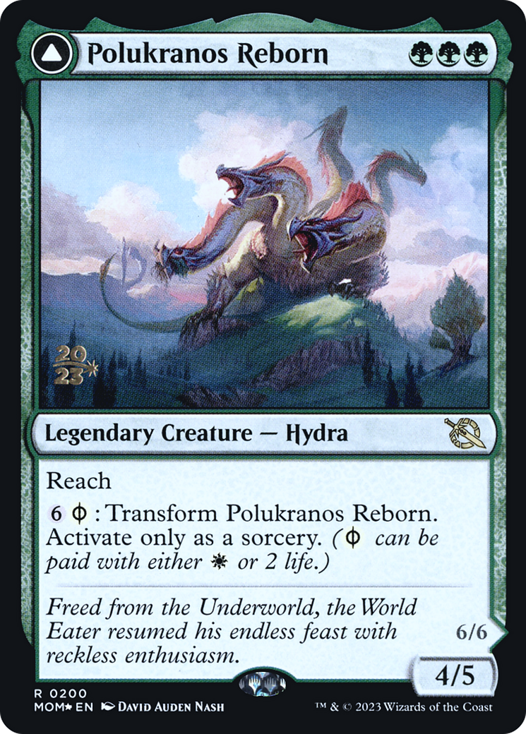 Polukranos Reborn (PRE-200) [March of the Machine Promos] Foil