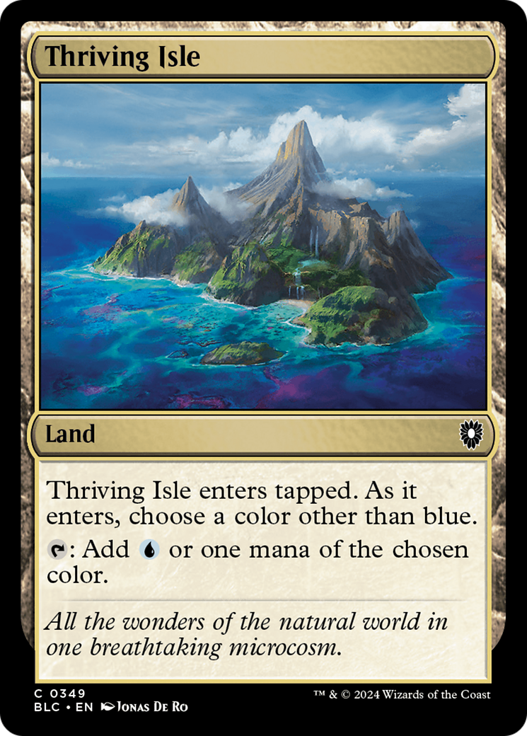 Thriving Isle (BLC-349) [Bloomburrow Commander]
