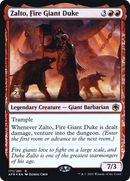 Zalto, Fire Giant Duke (PRE-171S) [Adventures in the Forgotten Realms Promos] Foil