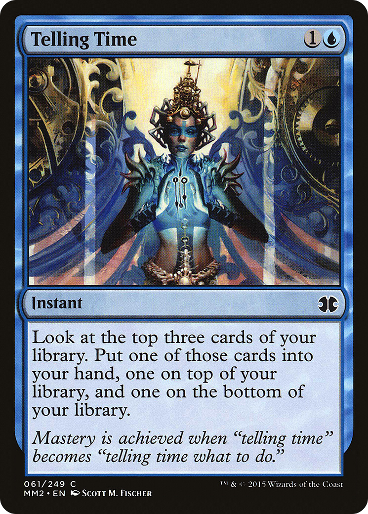 Telling Time (MM2-061) [Modern Masters 2015] Foil
