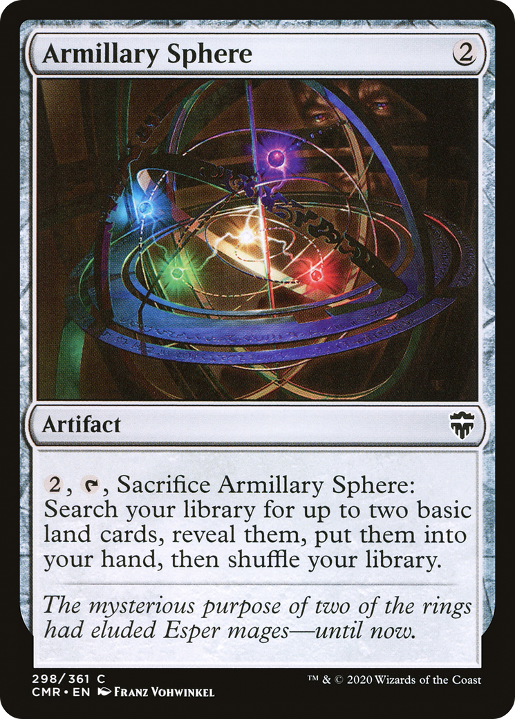 Armillary Sphere (CMR-298) [Commander Legends] Foil
